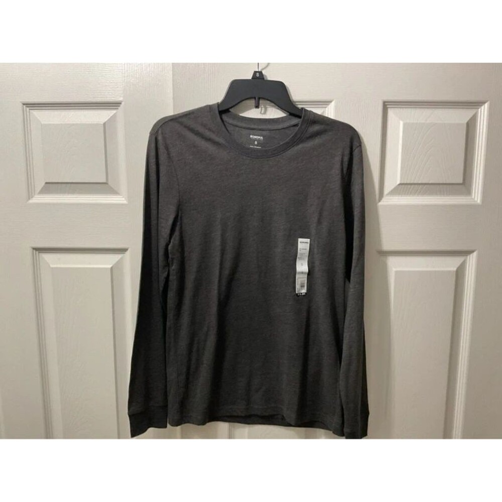 Sonoma Long Sleeve Tee S Grey | NWT Supersoft Basic